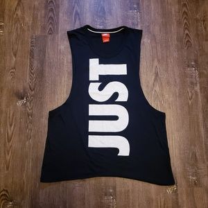 NIKE JUST DO IT SIGNAL MUSCLE TANK BLACK SMALL